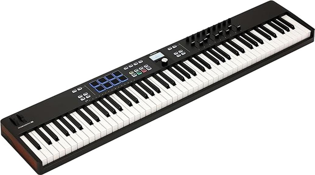 88 key midi controller keyboard