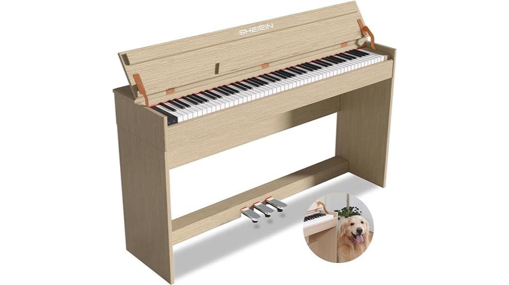 88 key weighted digital piano