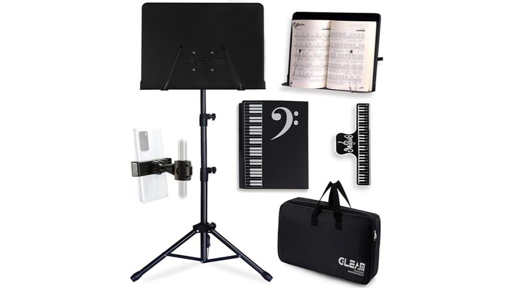 all in one music stand