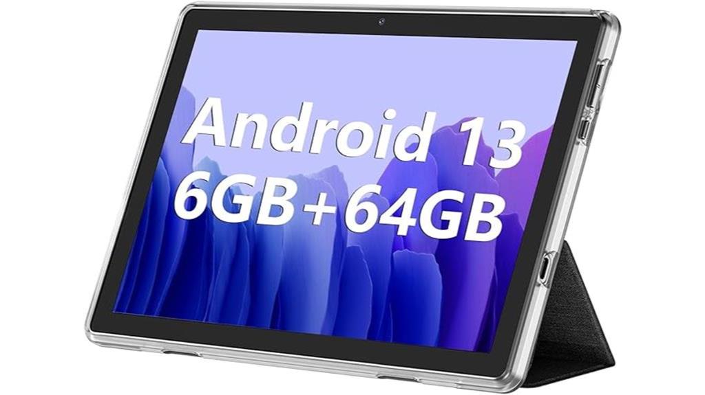 android 13 tablet specifications