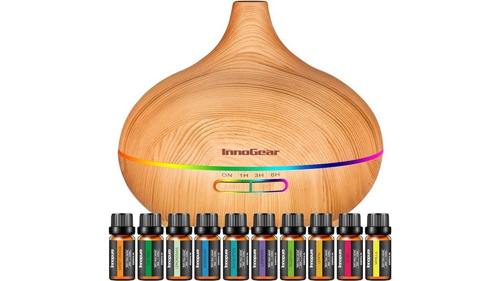 aromatherapy diffuser with oils