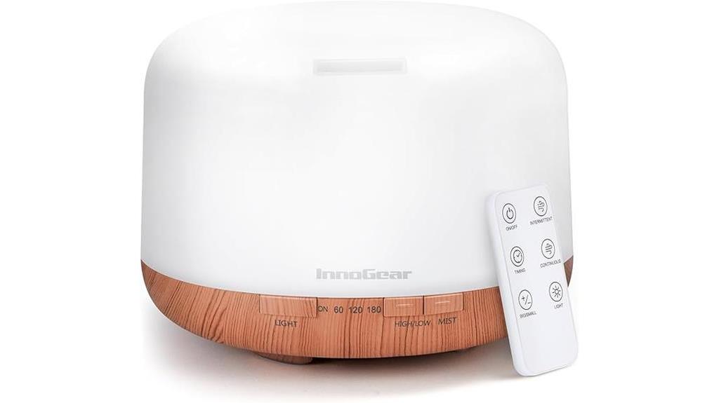 aromatherapy diffuser with remote