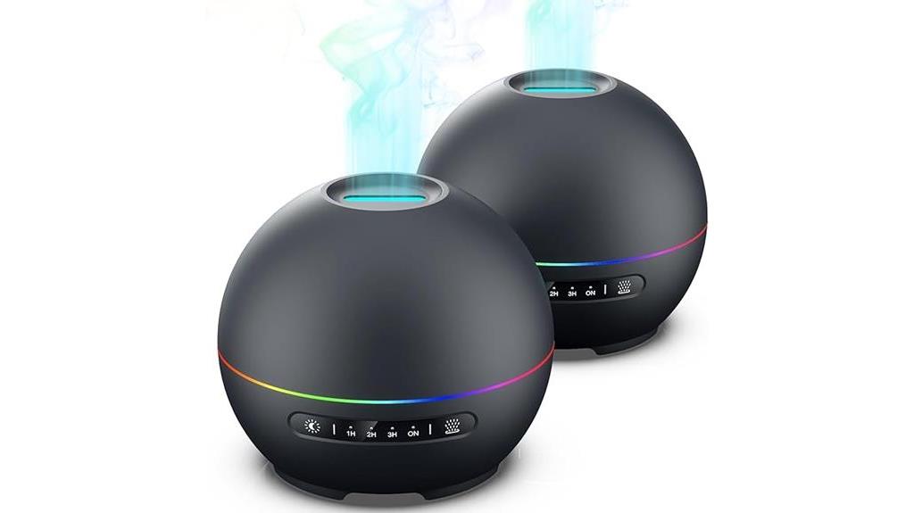 aromatherapy with dual diffusers