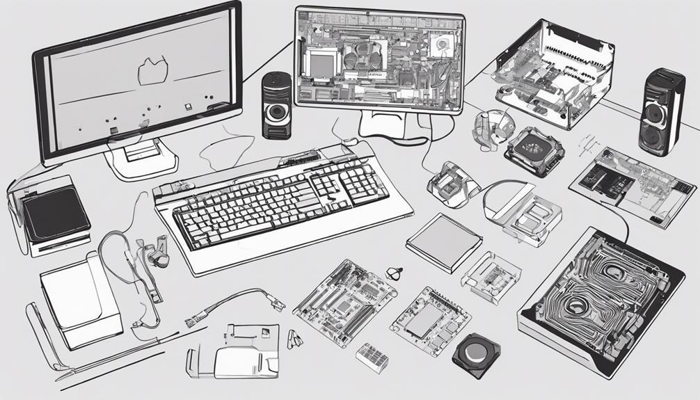 assembling a desktop computer