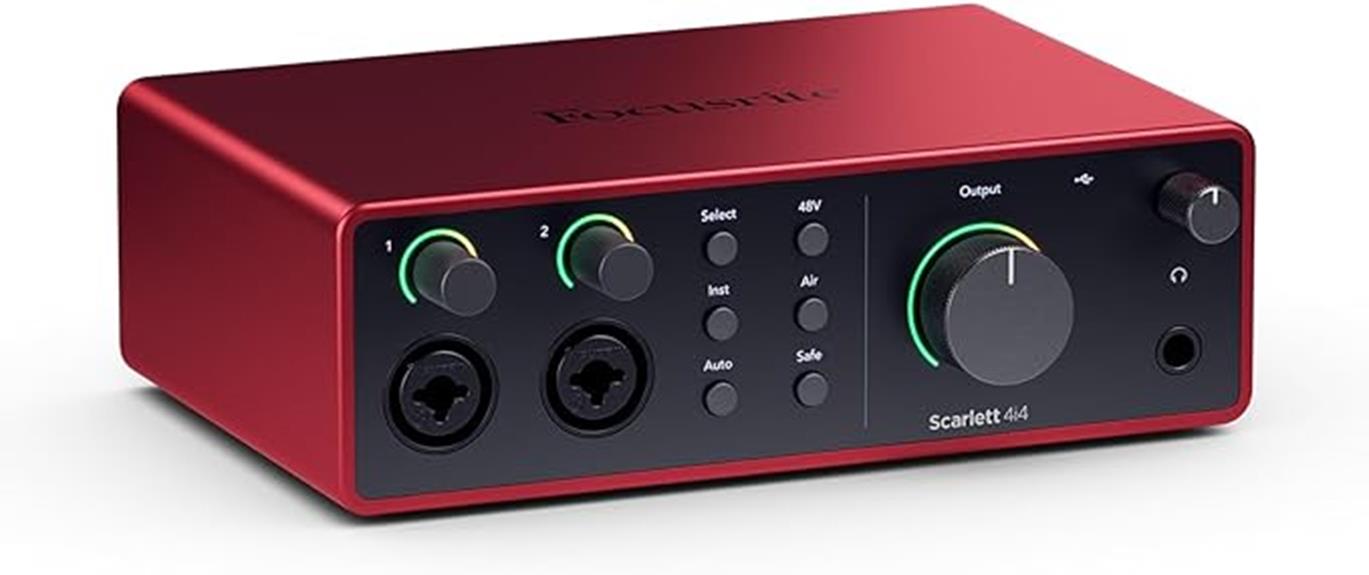 audio interface for recording