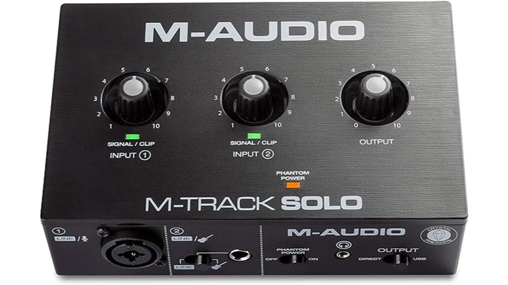audio interface for recording