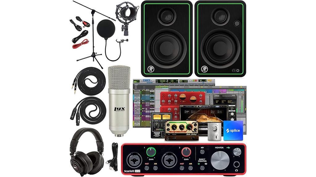 audio interface with accessories