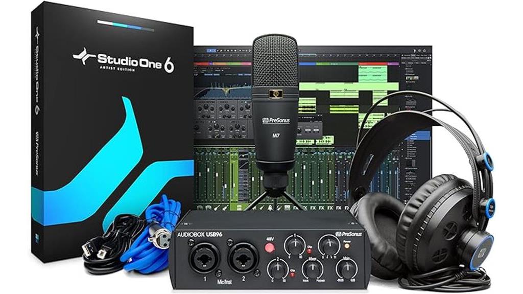 audio recording equipment bundle