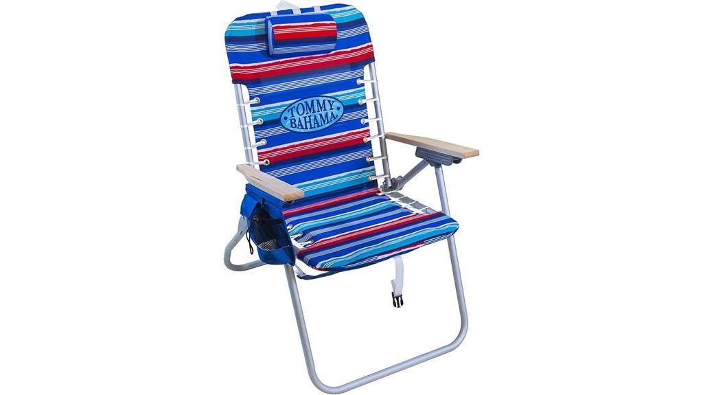 beach chair with storage