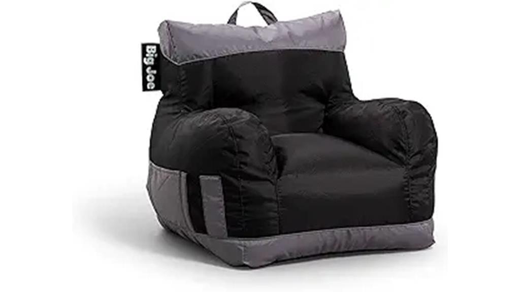 bean bag chair with drink holder