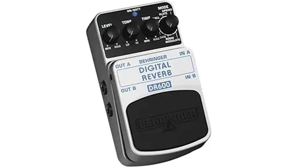 behringer stereo reverb pedal