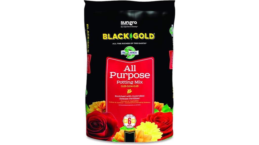 black gold potting soil