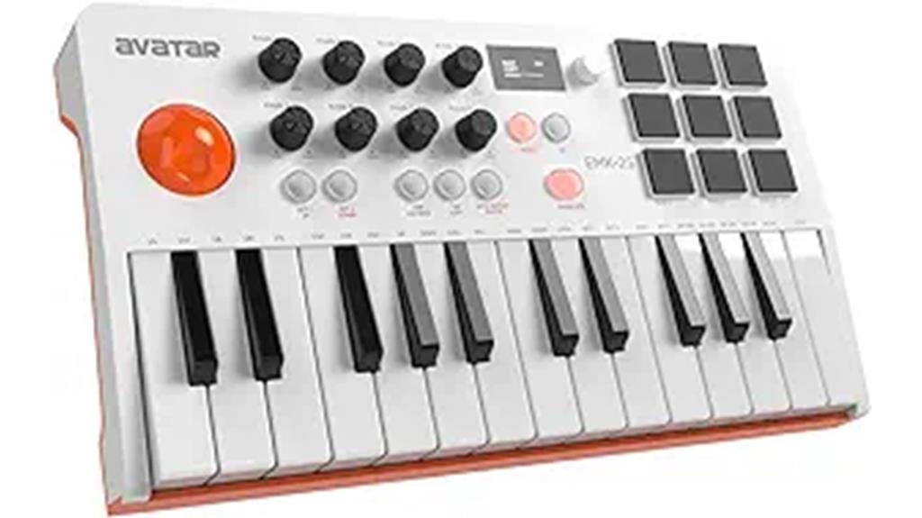 bluetooth midi keyboard controller