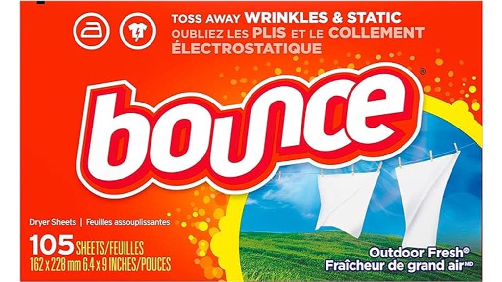 bounce dryer sheets outdoor freshness