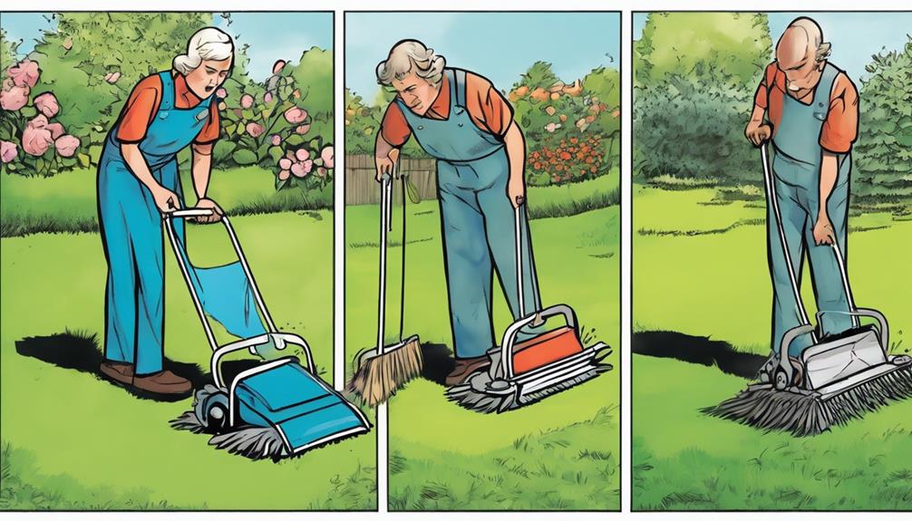 choosing a lawn sweeper