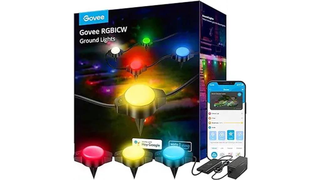 colorful app controlled outdoor lighting