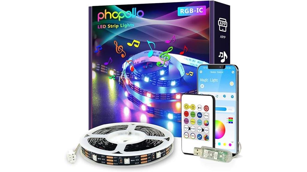 colorful smart led strips