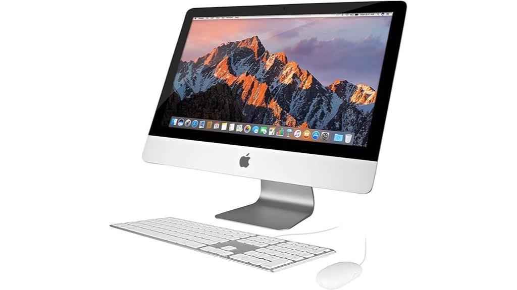 compact apple imac desktop