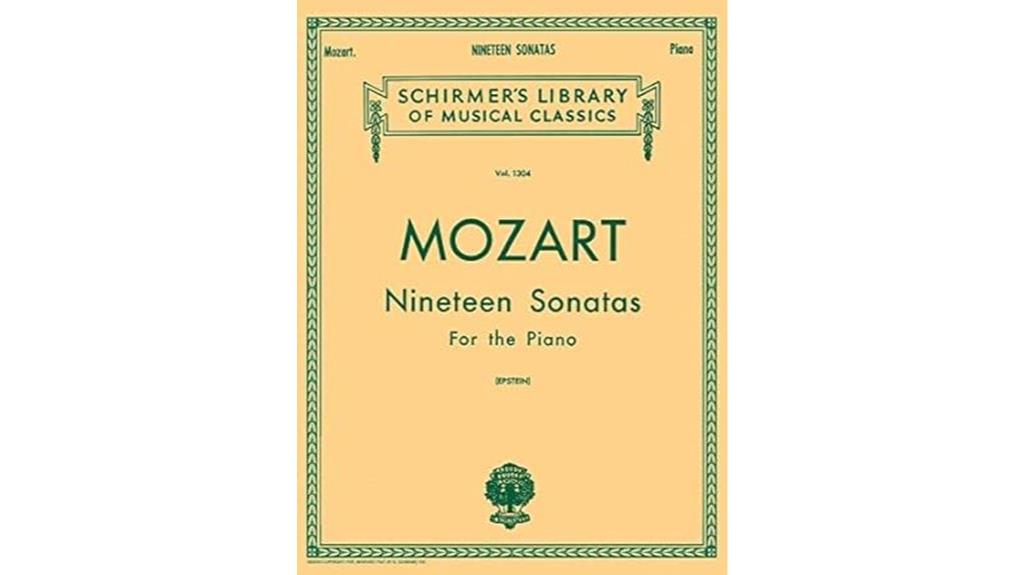 complete mozart piano sonatas