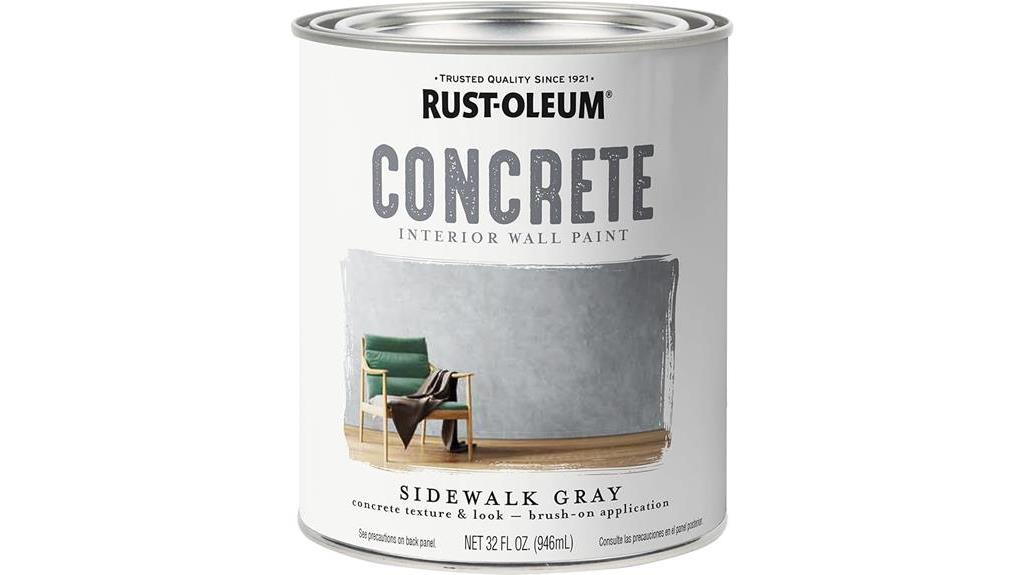 concrete wall paint quart