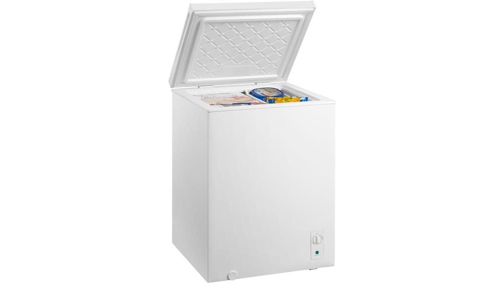 convertible chest freezer refrigerator white