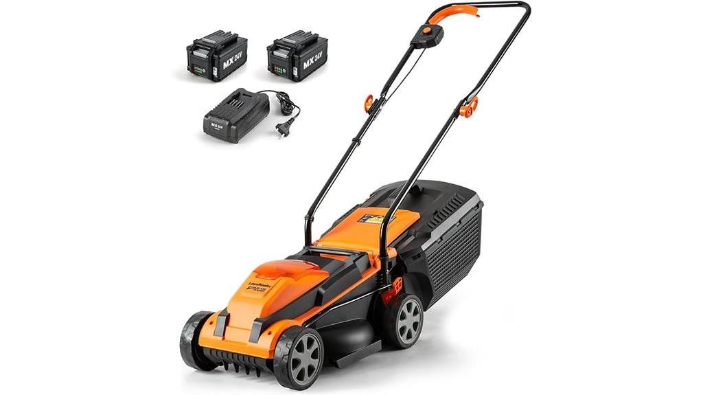 cordless mower with accessories