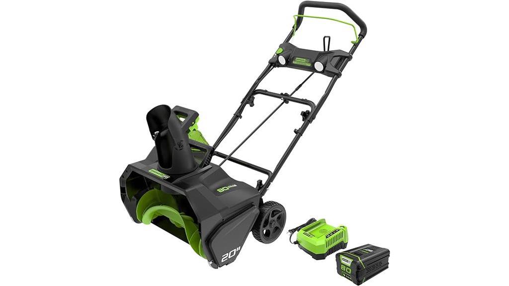 cordless snow blower package