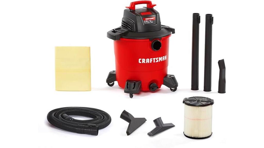 craftsman wet dry vacuum description