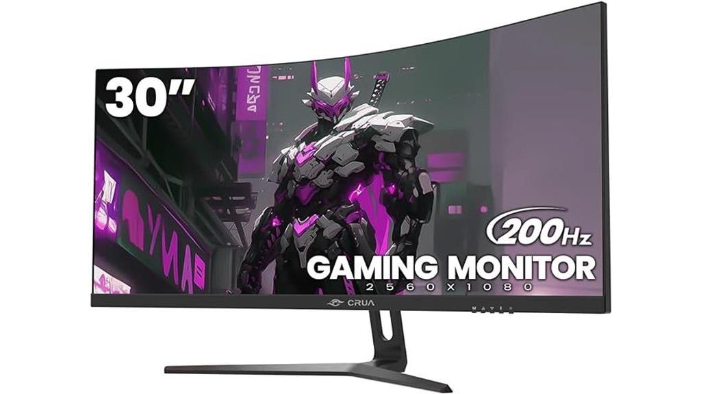 curved wfhd gaming monitor