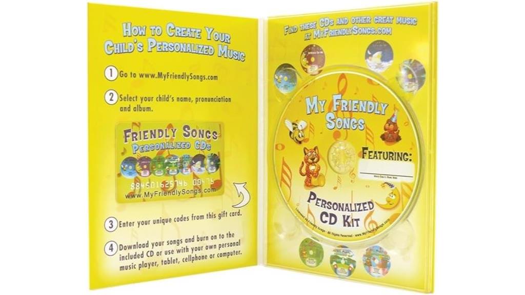 customized musical cd for kids