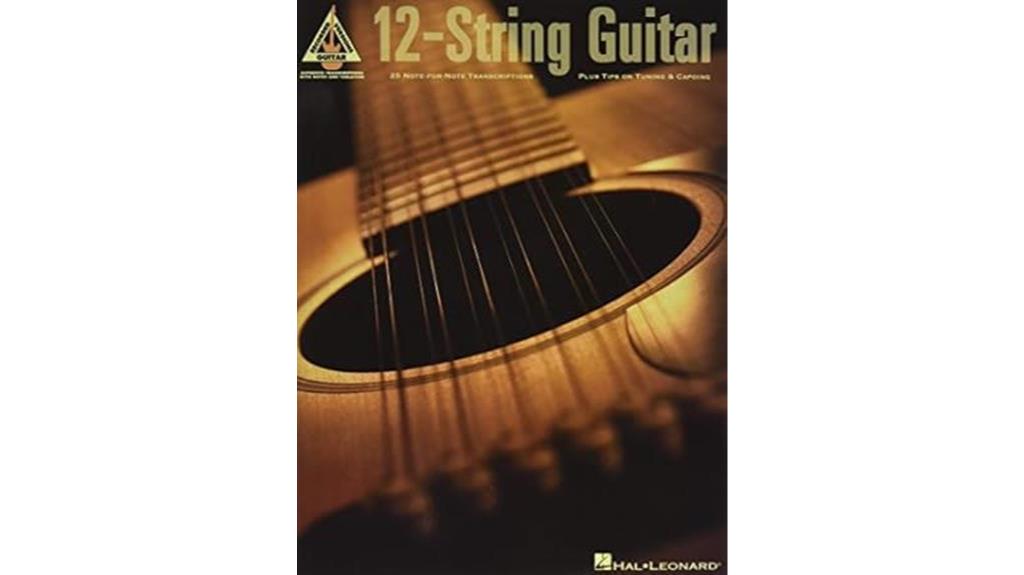 detailed 12 string guitar transcriptions