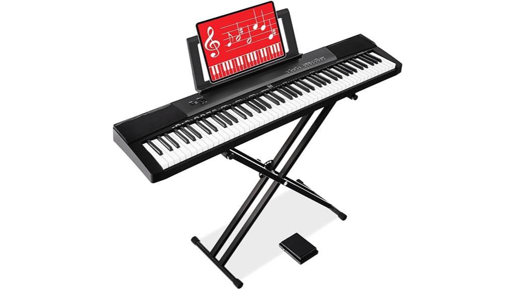 digital piano keyboard set