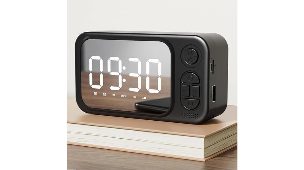 dual alarm clock features