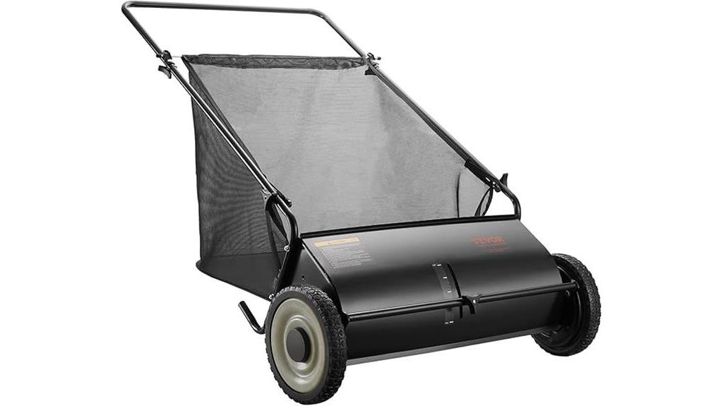 efficient 26 inch lawn sweeper