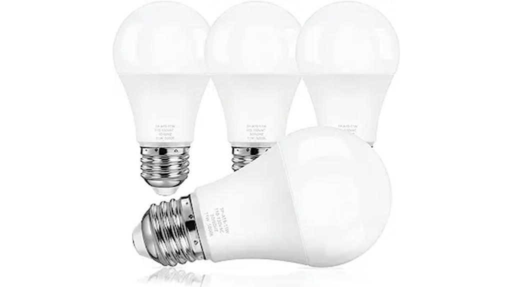 energy saving 4 pack led bulbs
