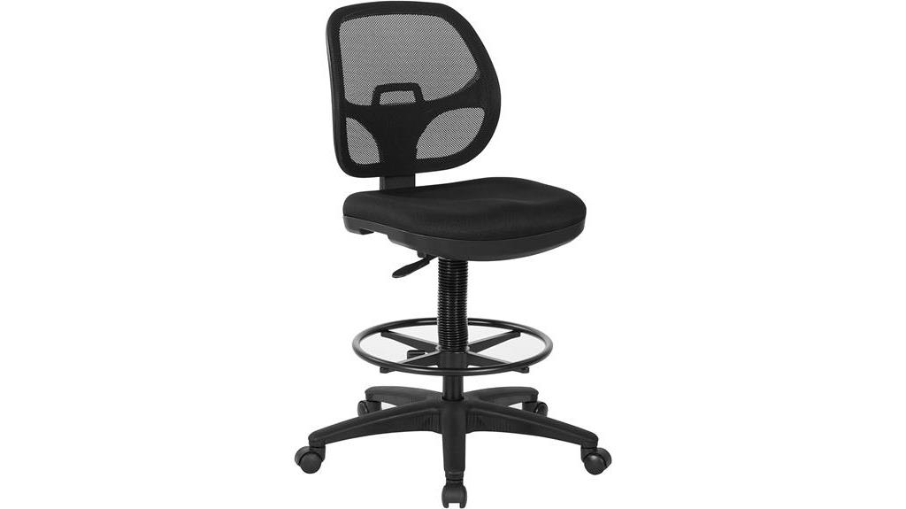 ergonomic drafting chair details
