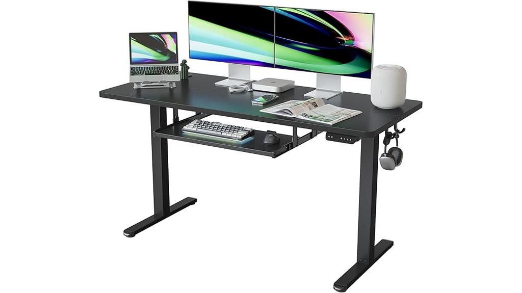ergonomic standing desk option