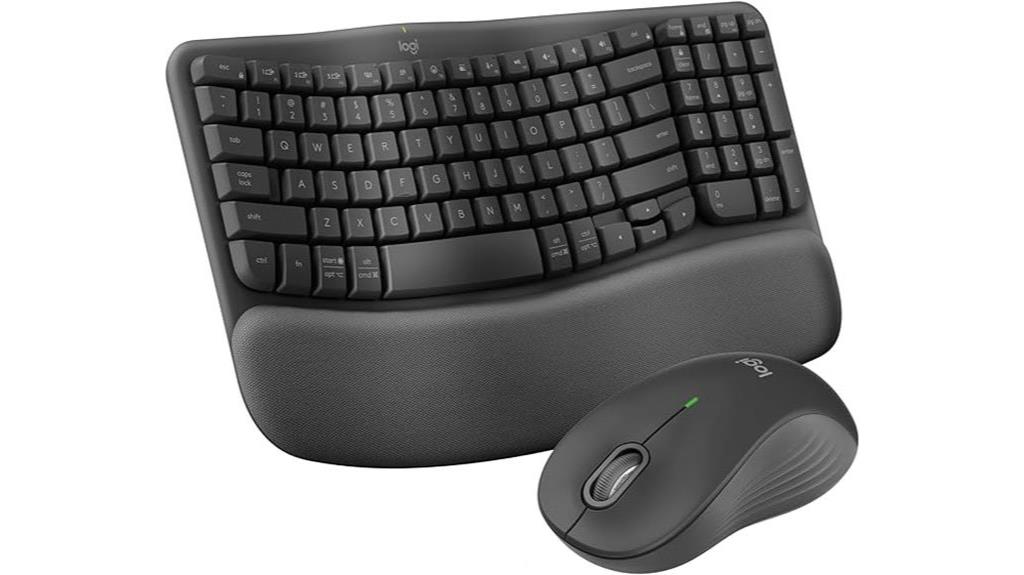 ergonomic wireless keyboard combo