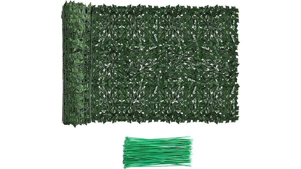 faux ivy privacy screen