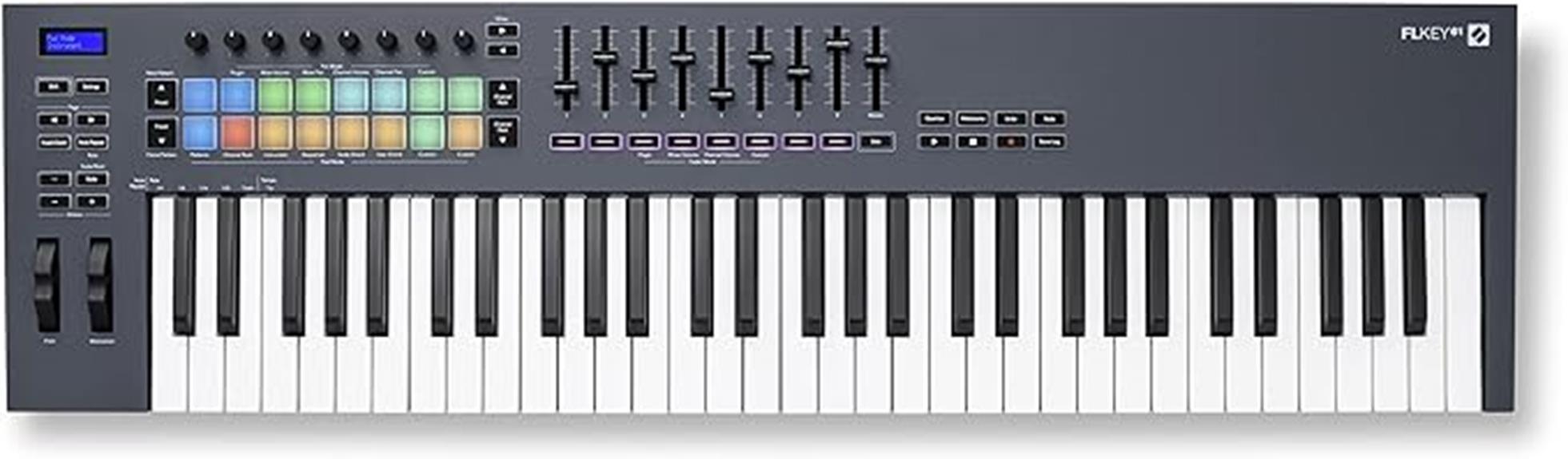 flkey 61 midi keyboard