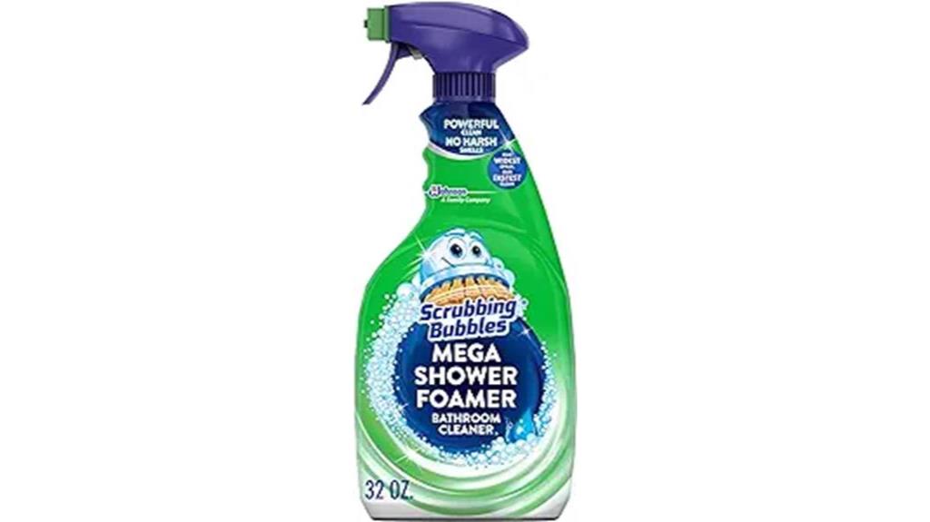 foaming shower cleaner spray
