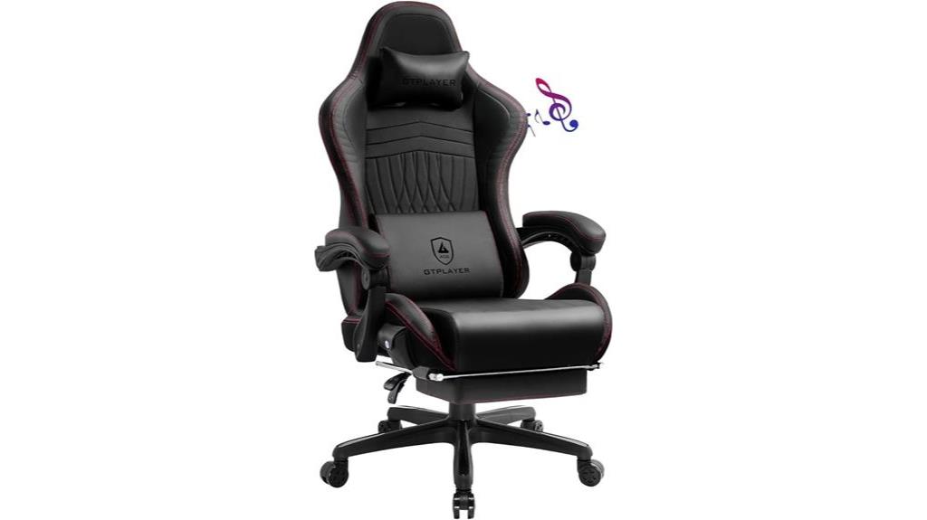 gaming chair in red