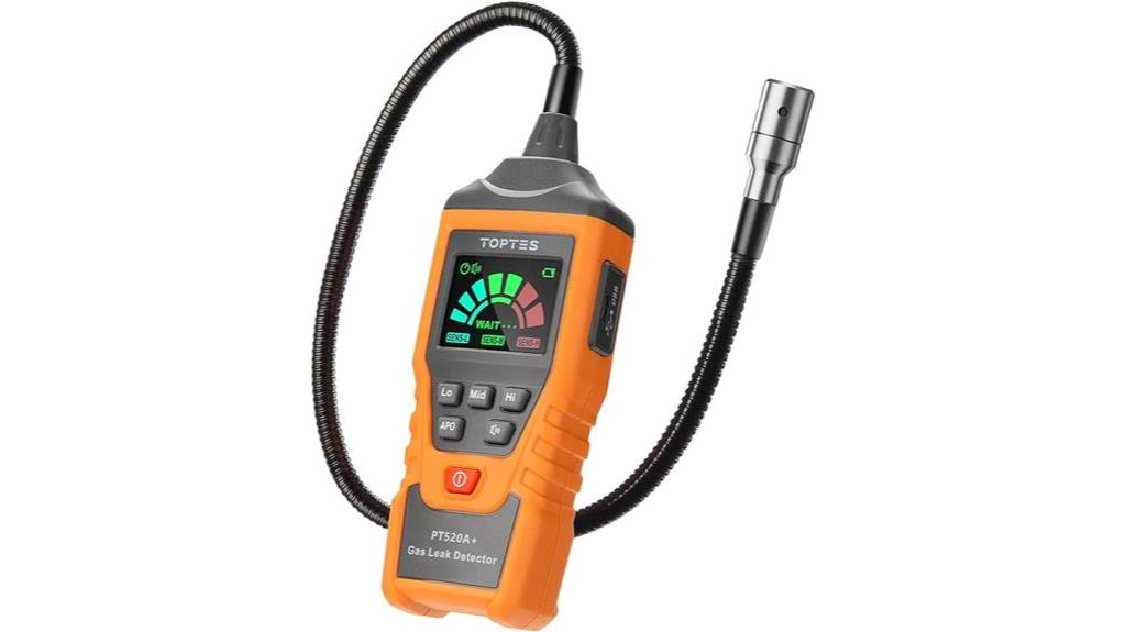 gas leak detector with probe