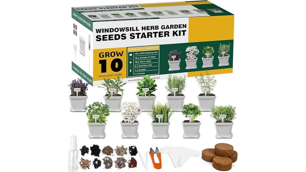 herb grow kit seeds