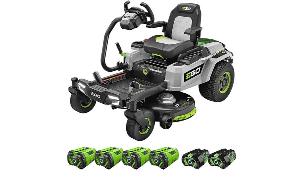 high performance electric riding mower