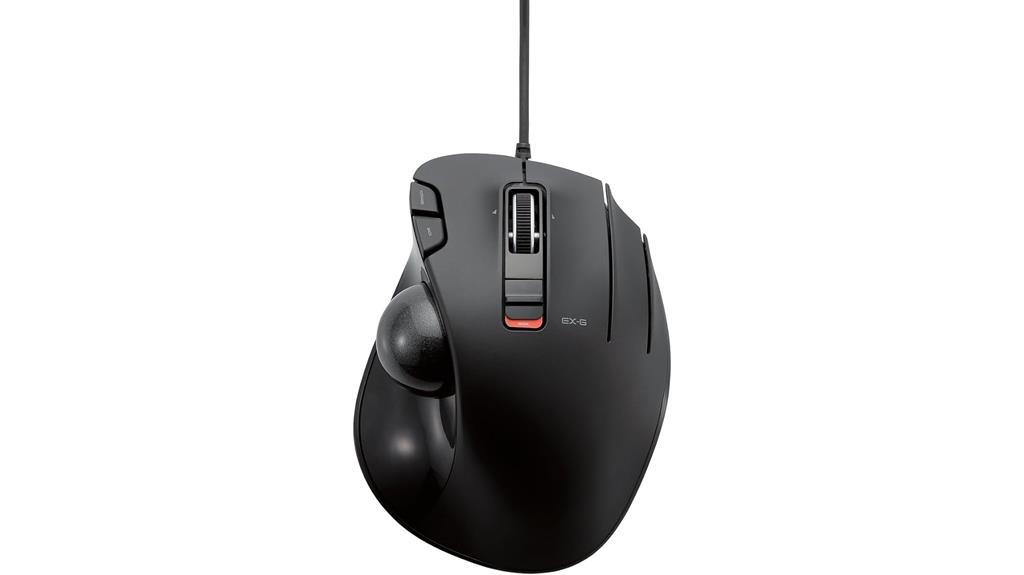 high precision wired trackball mouse