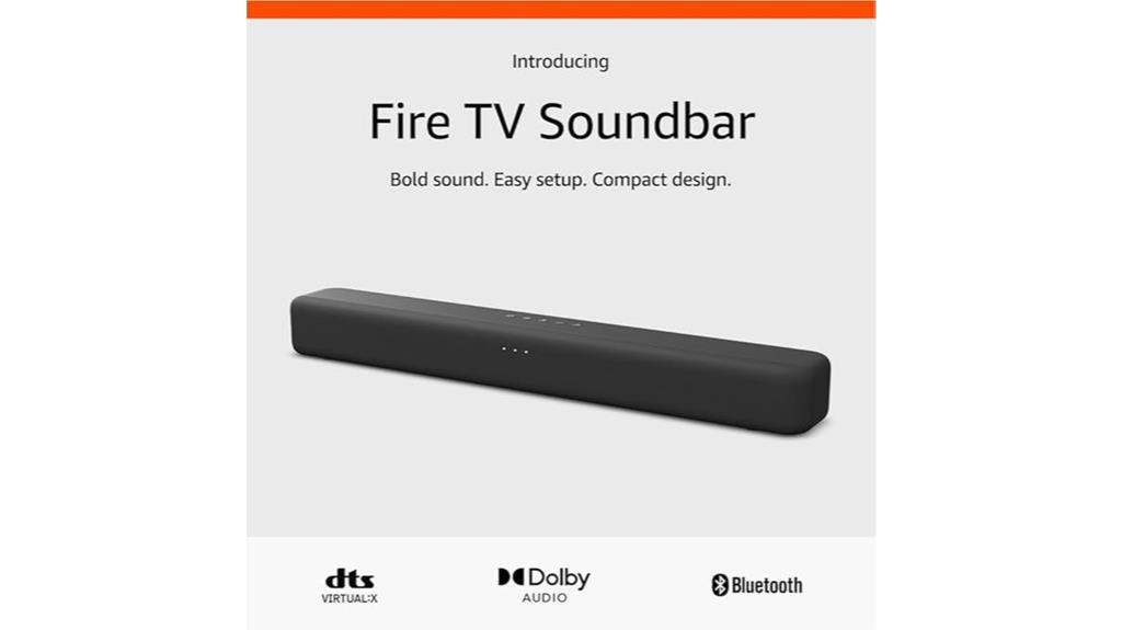 high quality soundbar with advanced audio technologies
