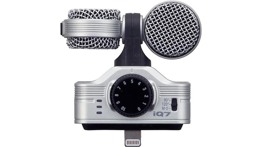 high quality stereo microphone attachment