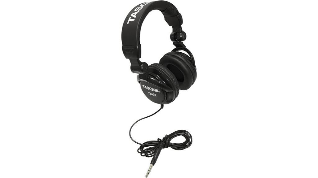 high quality tascam studio headphones