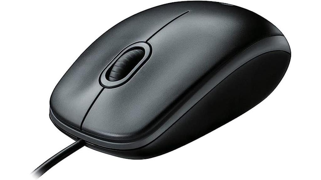 highly functional corded mouse